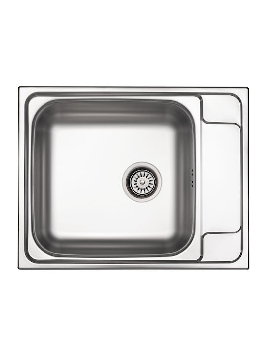 Deante Ένθετος Νεροχύτης Inox Μ50xΠ63cm Γκρι