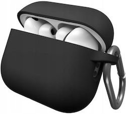 Keybudz Elevate Keychain Silicone Protective Case Airpods Pro 3 Black