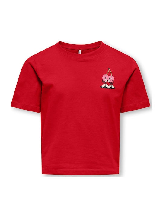 Kinderoberteile T-Shirt Rot