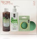 Dust+Cream Tea Tree Purifying Σετ Περιποίησης για Καθαρισμό Προσώπου 3τμχ