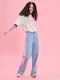 Women's Jean Pants in Wide Leg Style