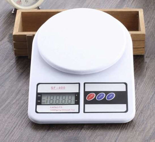 Cantare De Bucatarie Digitală Până La 10kg Albă