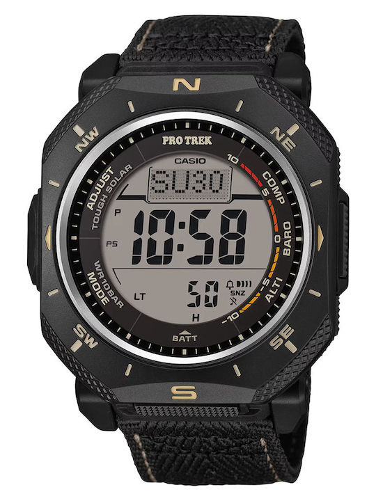 Casio Casio Pro Trek Ρολόι Solar με Υφασμάτινο Λουράκι Casio Casio Pro Trek Ρολόι Solar με Υφασμάτινο Λουράκι