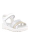 Kindersandalen Silber