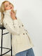 Damenmäntel Beige Gabardine
