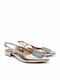 Silber Pumps