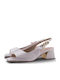 Heels with Medium Heel Ecru
