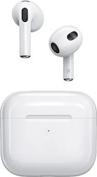 Moxom MX-TW89 Air 4 Earbud Λευκά