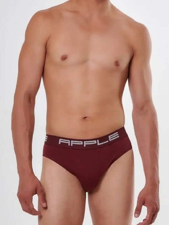 Apple Boxer Ανδρικά Σλιπ Μαύρα με Σχέδια 3Pack
