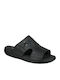 Leather Men's Sandals In Black Colour