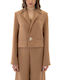 C. Manolo Kurzes Damen Blazer Camel