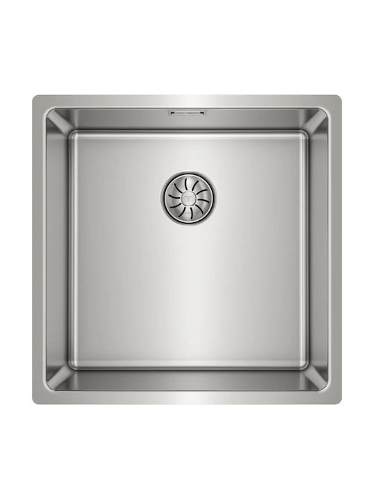 Teka 40.40 M-xp Pureclean Υποκαθήμενος Νεροχύτης Inox Μ44xΠ44cm Γκρι