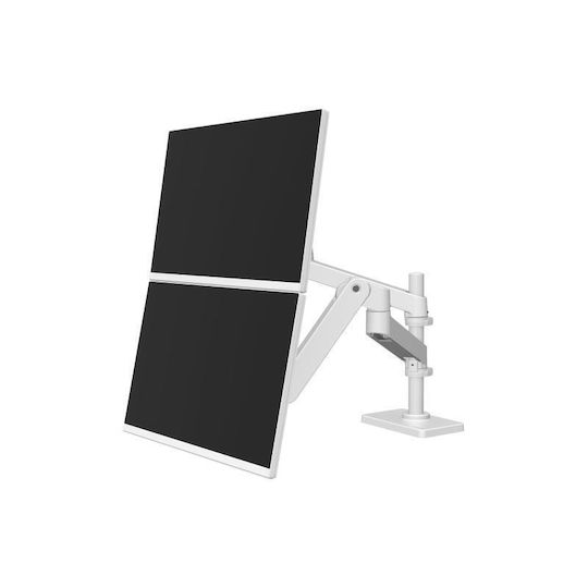 Ergotron LX Pro Dual Βάση Γραφείου για 2 Οθόνες με Βραχίονα Λευκή