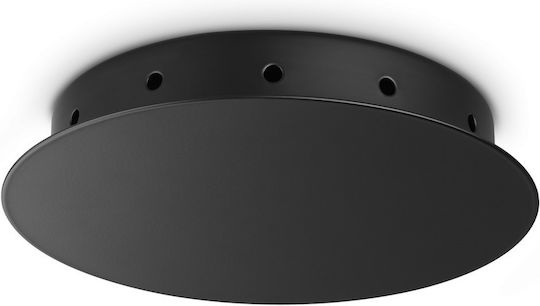 Rosone Magnetico 12 Luci Nero Ideal Lux 370767