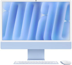 Apple IMac 24" 2024 M4 10 Nuclee 16 GB 256 GB 10-Core GPU Albastru Română Apple IMac 24" 2024 M4 10 Nuclee 16 GB 256 GB 10-Core GPU Albastru Română