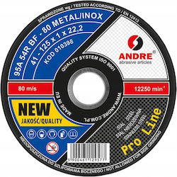 ANDRE abrasive articles Pro Δίσκος Κοπής Μετάλλου 125mm