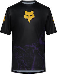 Fox Ranger Jersey Men's Short Sleeve Mountain Bike Purple Cycling Jersey