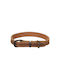 Flamingo Κολάρο Σκύλου Collar Montana Leather Cognac M 37-45cm X 20mm