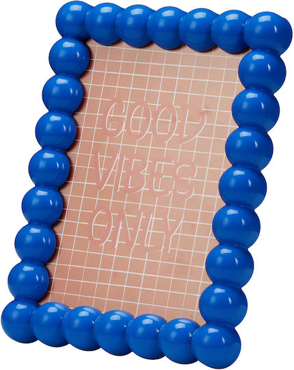 Κορνίζα Πλαστική με Μπλε Πλαίσιο