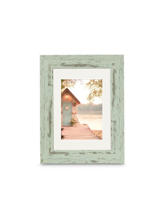 HAMA Plastic Photo Frame With Green Frame