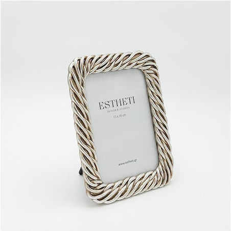 Plastic Photo Frame With Gold Frame