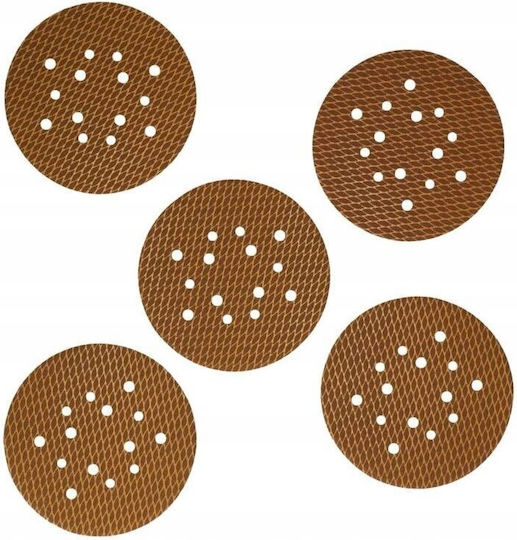 Dedra Foaie De Șlefuit Pentru Șlefuitor Orbital 225x225mm Set 5 Bucăți