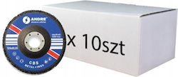 Andre Schleifscheibe Cbs 125mm Mittelblau