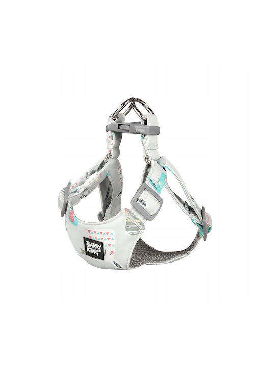 Harness Dog Small Breeds Gray L Neck Circumference 35-46cm Chest Circumference 42-58cm