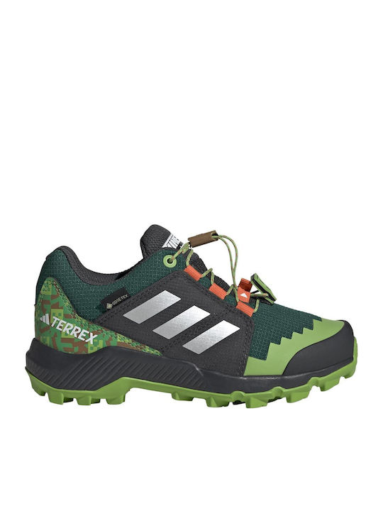 Kids Hiking Shoes Terrex Waterproof Green