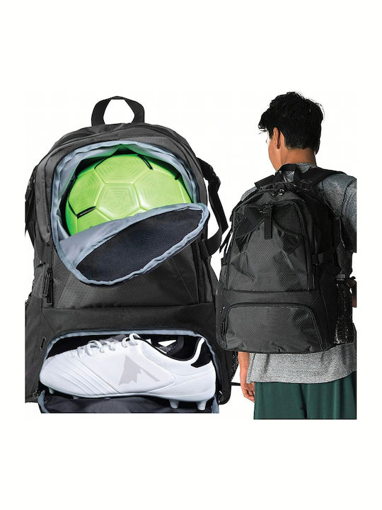 Schulranzen Rucksack Schwarz mit Flaschenhalter 35lt
