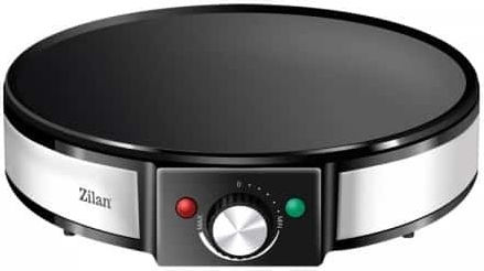 Aparat de Făcut Clătite Negru din Oțel Inoxidabil 1200W Putere Diametru Placă 30cm Temperatură Reglabilă Zln 2922