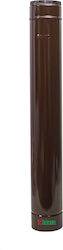 Galvanized Chimney Pipe Smoke Evacuation 90cm X 130mm Zln 0399
