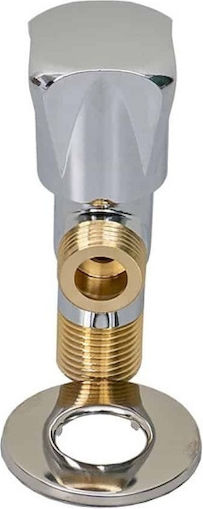 Robinet Unghiular De Serviciu 1 2"-1 2" Cartuș Ceramic Cromat Z-tools Zts 8317