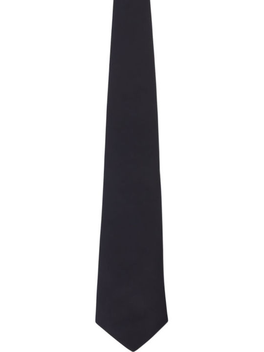 Boss Ανδρική Γραβάτα Μεταξωτή σε Navy Μπλε Χρώμα
