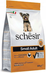 Schesir 0.8kg Dry Food for Adult Small Breed Dogs with Chicken Schesir 0.8kg Dry Food for Adult Small Breed Dogs with Chicken