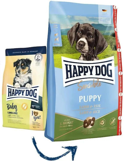 Happy Dog Profi Sensible 18kg Ξηρά Τροφή για Κουτάβια με Αρνί και Ρύζι