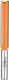 Long Double-edged Finger Cutter Tct 10 X 50 Mm 8 Mm Shank 25.73.40.0