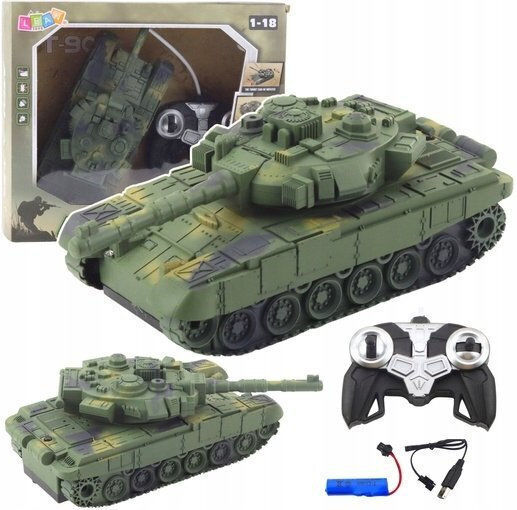 Lean Toys Military Τηλεκατευθυνόμενο Άρμα Μάχης Πράσινο