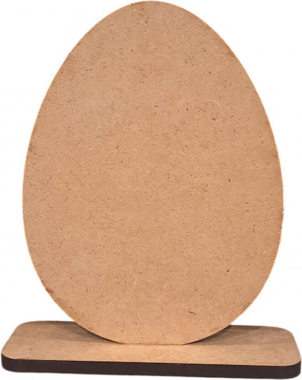 Holz Egg mit Sockel Ostern Dekorationen 15x11cm 1 Stück