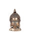 Cap Buddha din Bronz Arsător Conuri Flux Invers 10cm