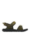 Konos Hiker 2-strap Ανδρικά Σανδάλια σε Πράσινο Χρώμα