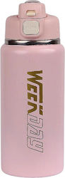 Φορητό Παγούρι-θερμός 800ml Pink