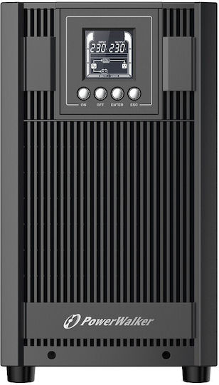 Power Walker VFI 3000 AT FR UPS On-Line 3000VA 2700W με 4 Schuko Πρίζες