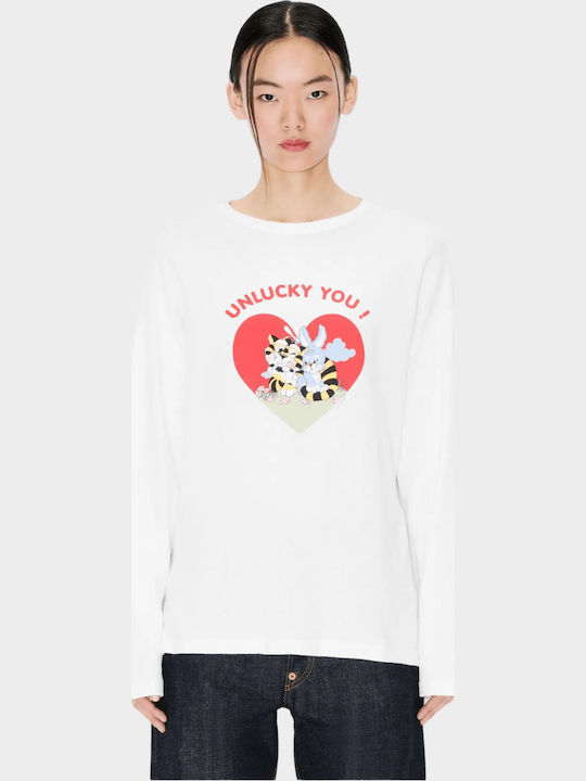 Cartoon Women's T-shirt White