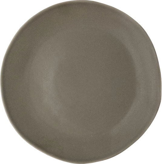 Villa Collection Shoku Πιάτο Ρηχό Κεραμικό Καφέ με Διάμετρο 27cm