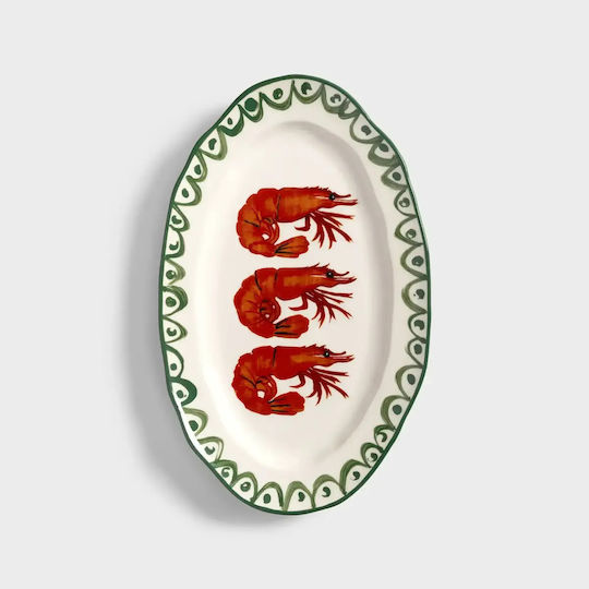 &Klevering Πιάτο Ρηχό από Πορσελάνη με Διάμετρο 34.5cm &Klevering Πιάτο Ρηχό από Πορσελάνη με Διάμετρο 34.5cm