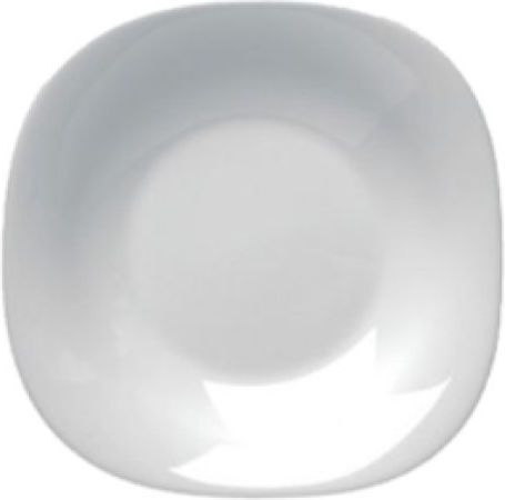 Homestyle Opal Πιάτο Βαθύ από Πορσελάνη Λευκό με Διάμετρο 22.5cm