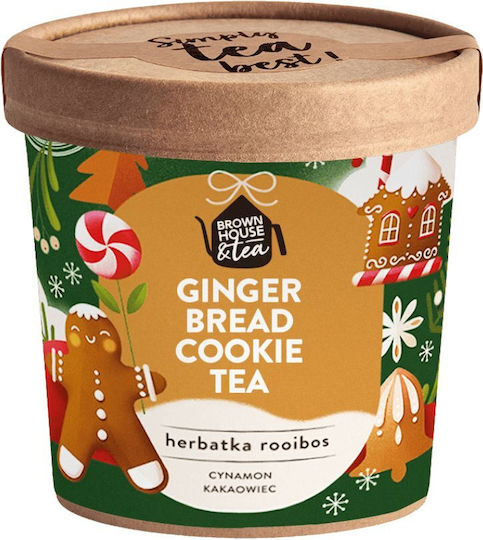 Brown House & Tea Ceai Herbal Ginger Bread Cookie Rooibos Scorțișoară Cacao 50g