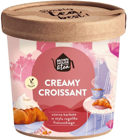 Black Tea Brown House & Tea Creamy Croissant French Croissant Style 50g