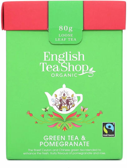 English Tea Shop Green Tea & Pomegranate 80g
